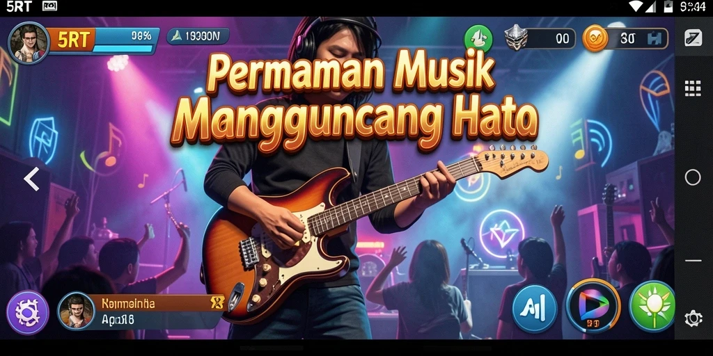 Tampilan gameplay 5RT yang penuh warna dan interaktif.