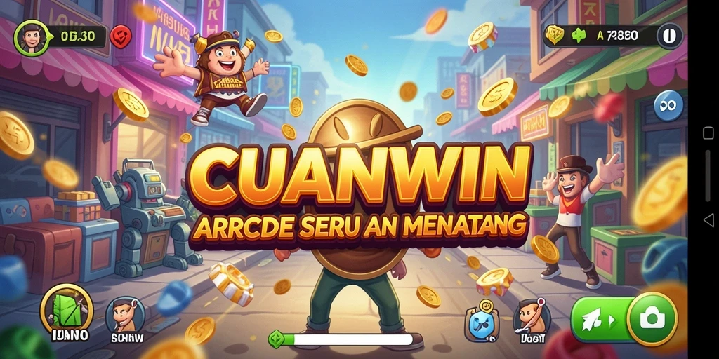 Tangkapan layar utama CUANWIN menampilkan aksi gameplay yang seru dan penuh tantangan.