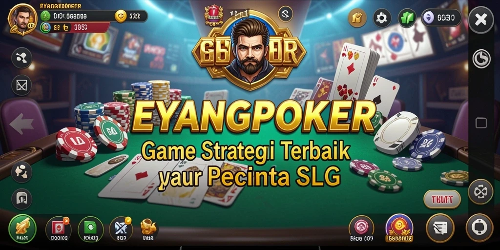 Tampilan menarik dari gameplay EYANGPOKER yang menantang.