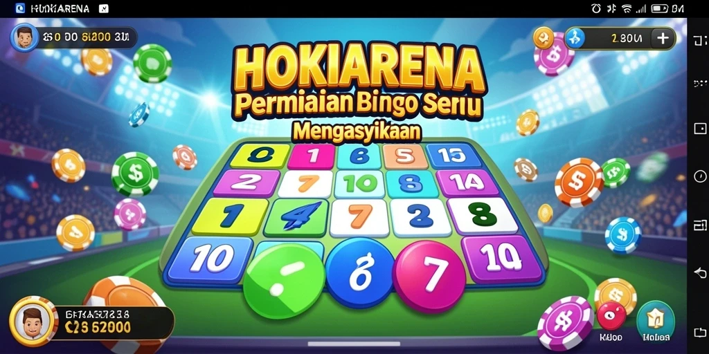 Gameplay seru dari HOKIARENA yang menampilkan kemenangan Bingo.