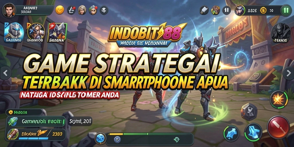 Tangkapan layar INDOBIT88 menampilkan pertempuran strategi yang seru.