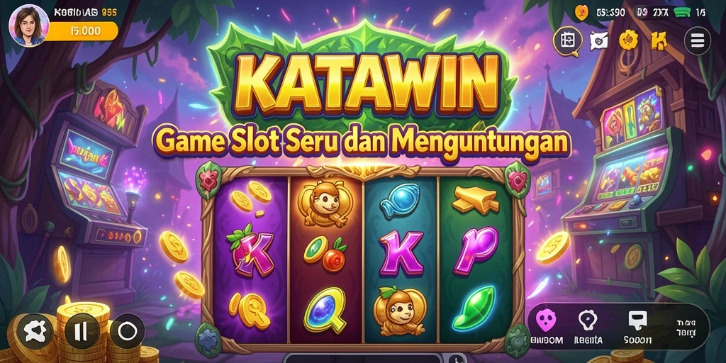 Tampilan gameplay KATAWIN yang mengasyikkan dan penuh warna.