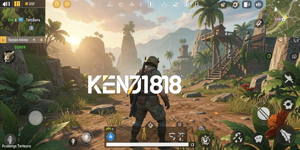Tampilan gameplay KENZO188 yang mengesankan di dunia terbuka.