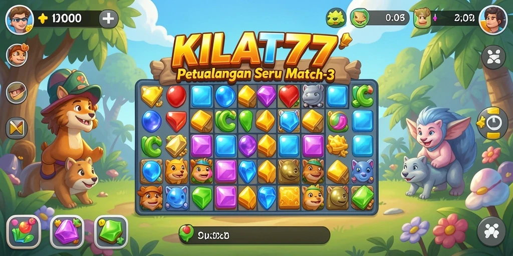 Tampilan gameplay KILAT77 yang mengasyikkan dan penuh warna.
