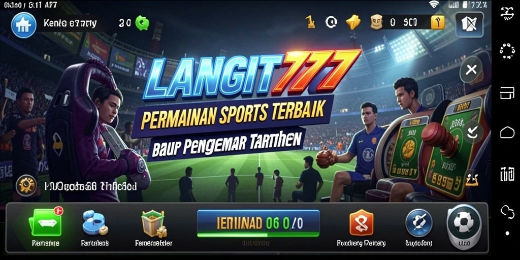 Tampilan menarik dari gameplay LANGIT777 dalam dunia Sportsbook.