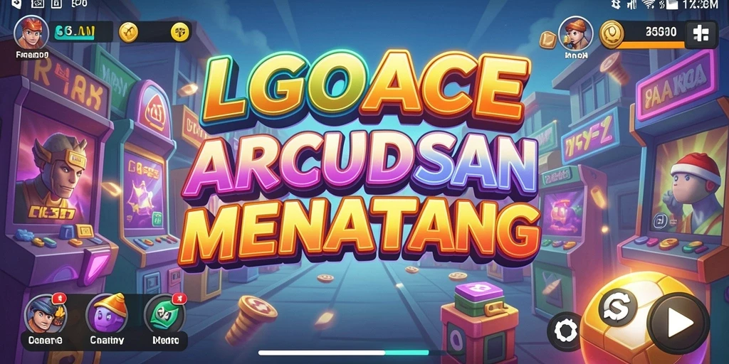 Screenshot gameplay LGOACE menampilkan aksi seru dalam tantangan arcade.