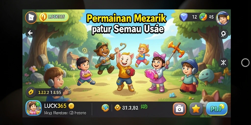 Tampilan gameplay LUCK365 dengan teka-teki yang menantang dan menarik.