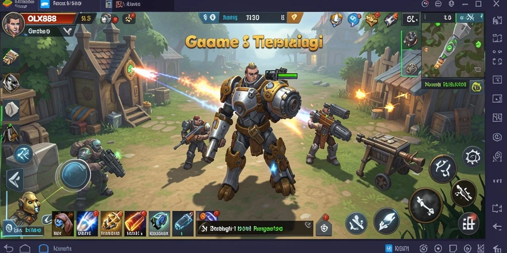 Tangkapan layar gameplay <strong>OLX888</strong> menampilkan strategi dan pertempuran yang mendebarkan.