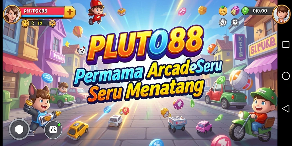 Tampilan dinamis gameplay seru di PLUTO88.