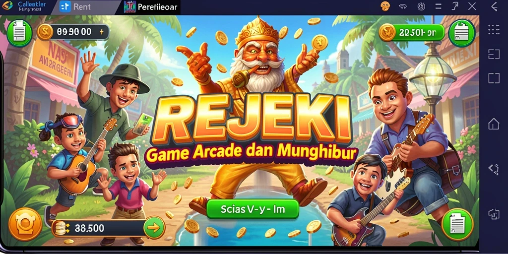 Screenshot gameplay game Arcade REJEKI yang menampilkan momen seru.