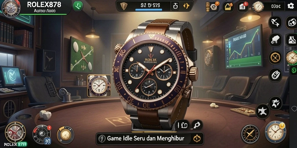 Tampilan gameplay yang menarik dari ROLEX878 dengan karakter dan sumber daya.