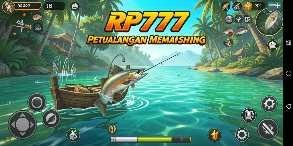 Tangkapan ikan yang menakjubkan dalam game RP777.