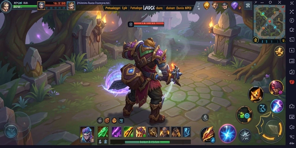Tampilan menarik dari gameplay RPOK yang penuh aksi ARPG.