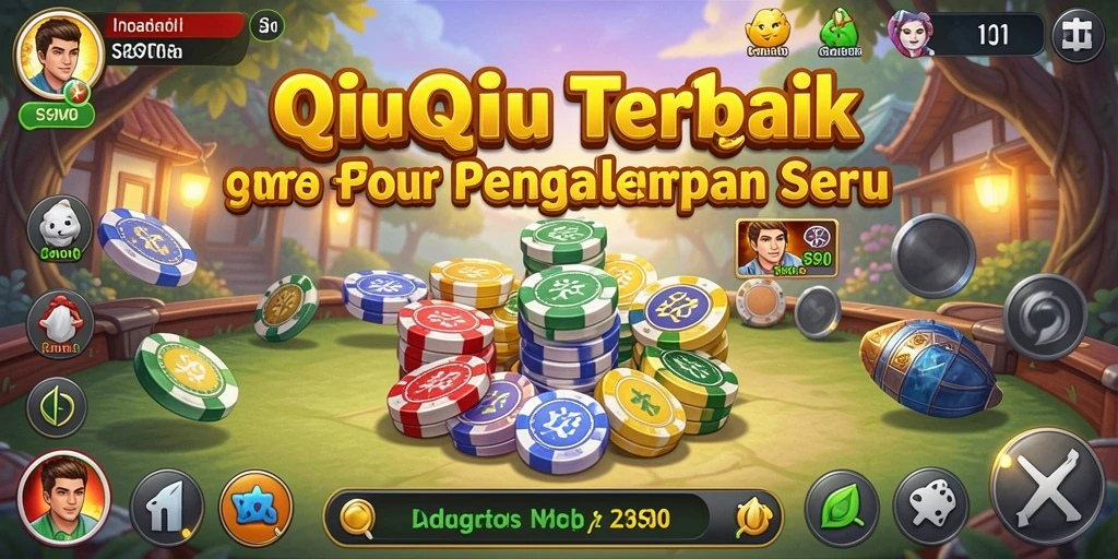 Tangkapan layar S80 menunjukkan aksi seru dalam permainan QiuQiu.