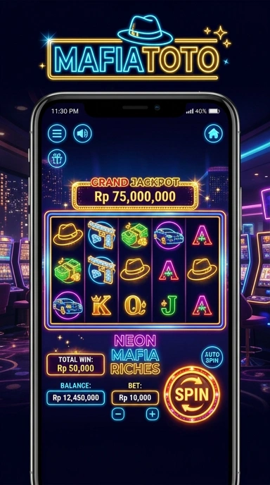 Screenshot fitur unggulan dari aplikasi mafiatoto.